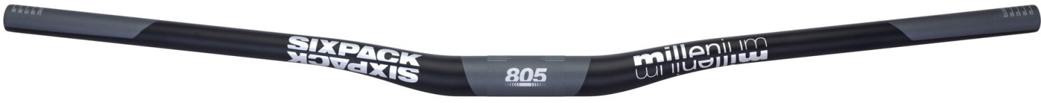 Sixpack Millenium805 handlebar Ø31,8mm 20mm Carbon black/chrome 805mm
