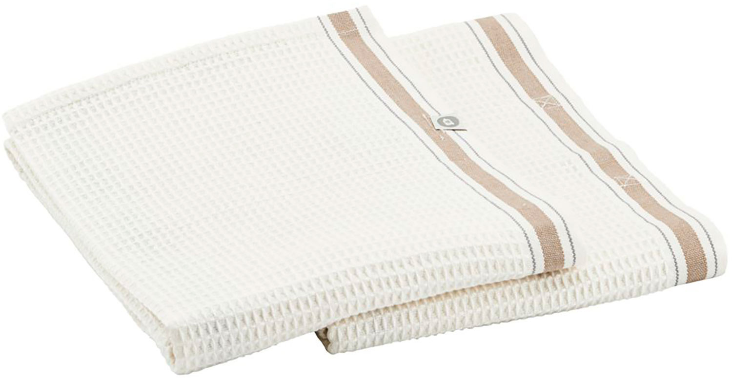 House Doctor Bihar tea towel, 2 pieces / nougat - nougat