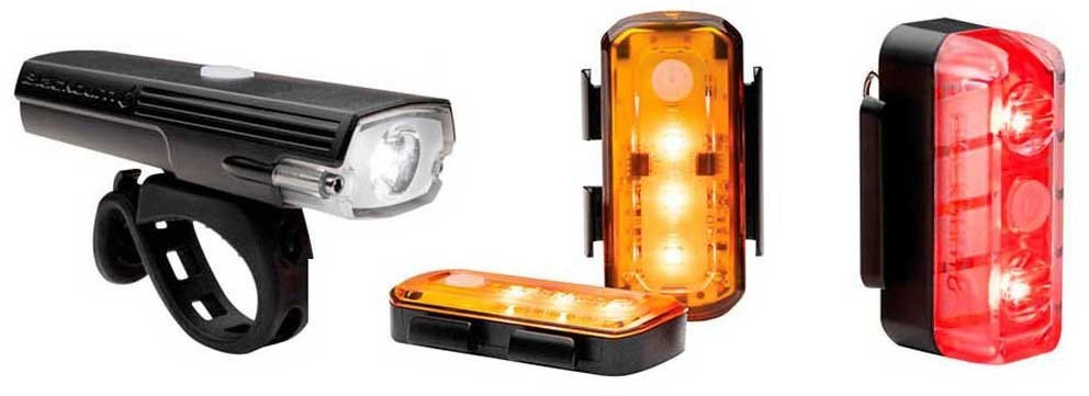 Blackburn Luminate 360 Light Set 400 Lumens / 65 Lumens Black