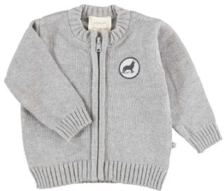 Ebi & Ebi Cardigan Patch grau (2330401)