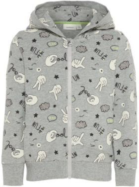 Name It Sweatjacket Nmmfaboomy grey melange (13151495-2)