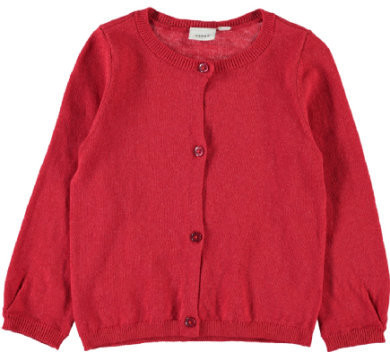 Name It Cardigan Nmfvernaya poppy red (13158396-4)