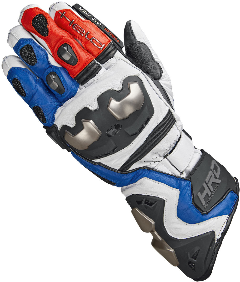 Photos - Motorcycle Gloves Held Biker Fashion  Titan RR Blue/Red/White 