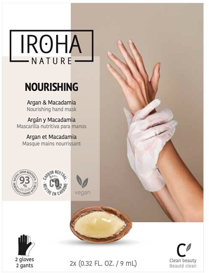 Iroha Nature Nourishing Argan Hand Mask (1 pcs)