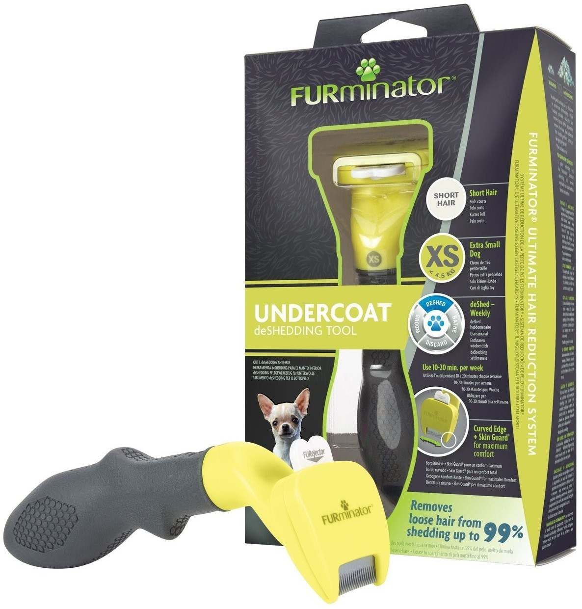 FURminator DeShedding Tool for very small dogs short coat