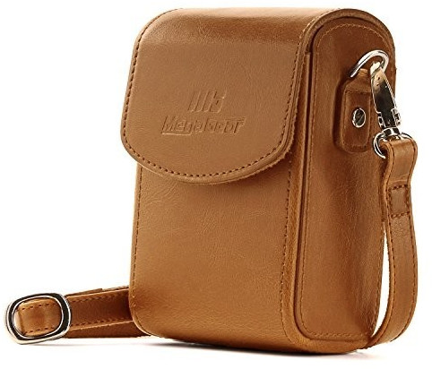 MegaGear MegaGear Camera Bag with Carrying strap for for Panasonic Lumix DC-ZS200, TZ200, Leica C-Lux light brown