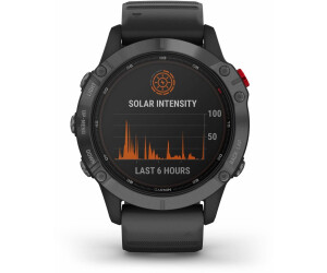 Garmin f nix 6 Pro Solar Schiefergrau Schwarz ab 799 99 Preisvergleich bei idealo