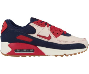 nike air max 90 navy blue and red