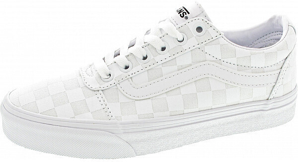 Vans ward hotsell low white