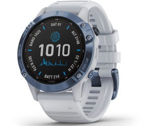 Garmin f nix 6 Pro Solar Mineral Blue Whitestone a 790 00 oggi Migliori prezzi e offerte su idealo