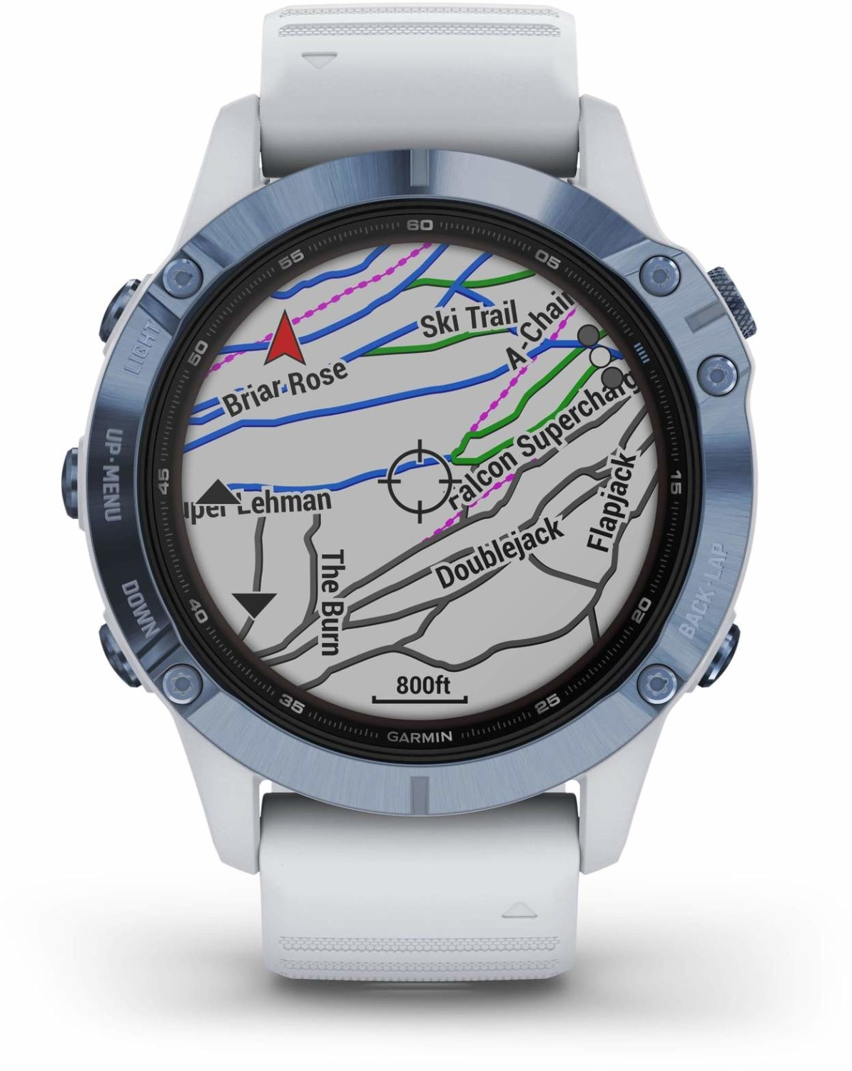garmin fenix 6 pro solar mineral blue