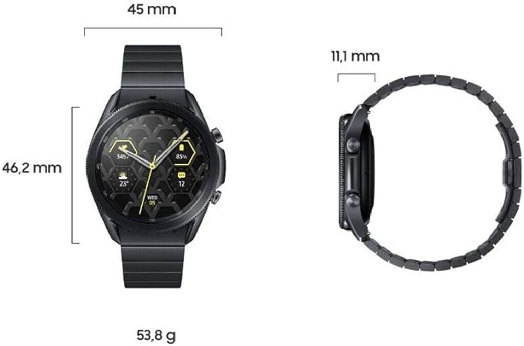 Samsung Galaxy Watch 3 45mm Titanium Mystic Black ab ⬠649,00