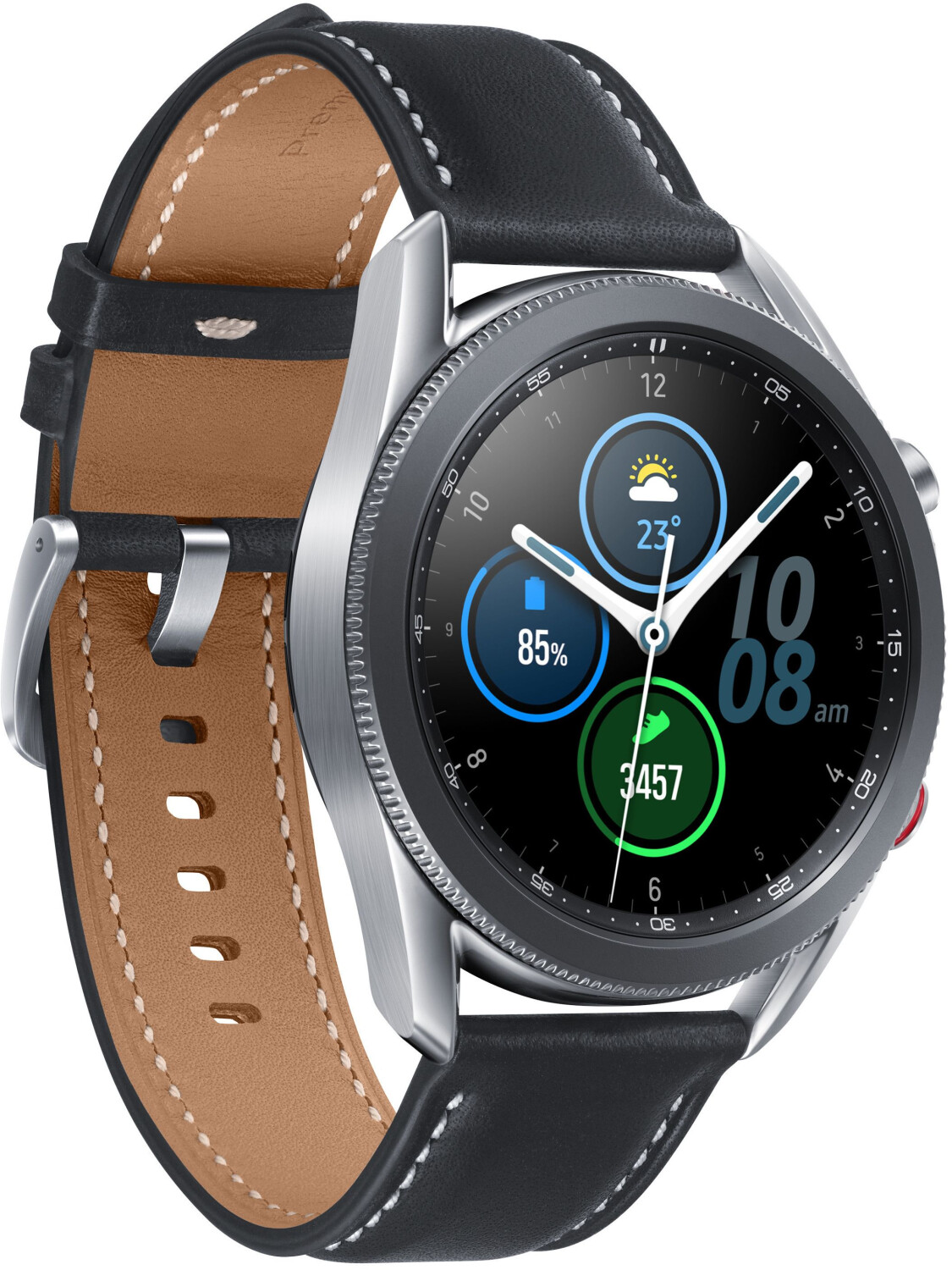 Samsung Galaxy Watch3 45mm Mystic Silver ab 215 00 Preisvergleich bei idealo