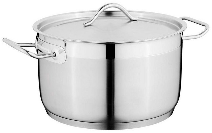 BergHOFF Cooking pot Hotel Line 24 cm stainless steel 18/10, (2 pieces)