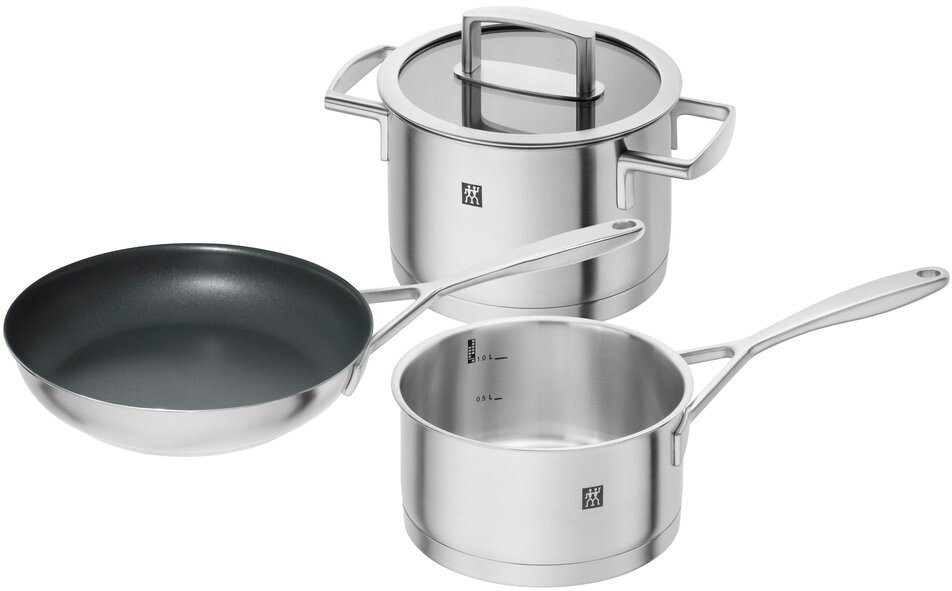 ZWILLING Pot set Vitality stainless steel 18/10, (set, 4 pieces), induction