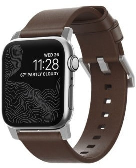 Nomad Goods Modern Leather 40/38mm Brown/Silver