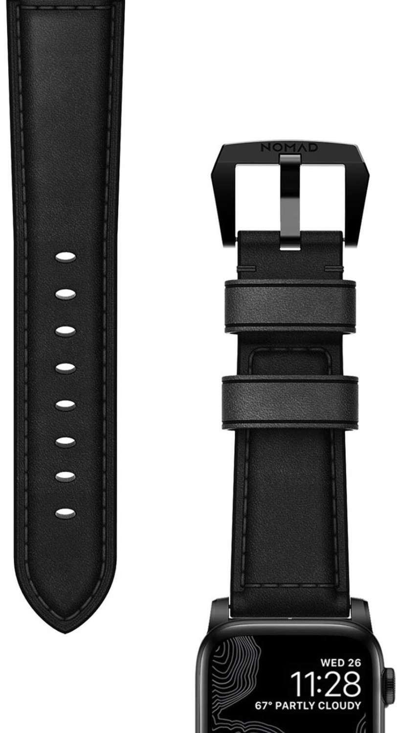 Nomad Goods Traditional Strap Black Hardware Black