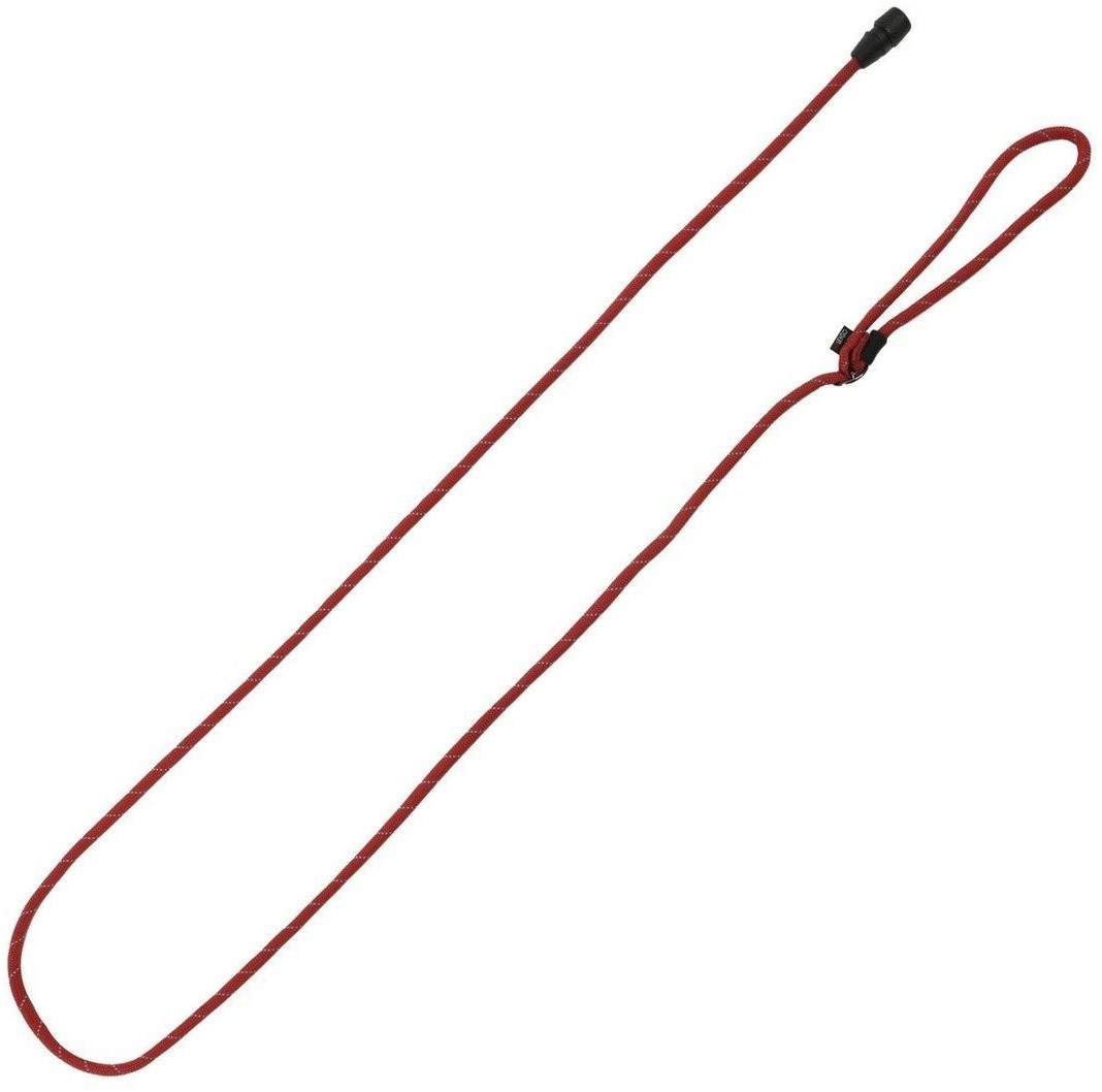 Goleygo Nylon Dog Lead Red - by Kerbl - Size S: 140 - 200cm long, diameter 8mm