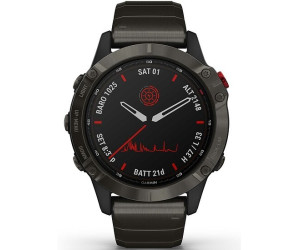 Garmin Fenix 6 Pro Solar titane gris au meilleur prix sur idealo.fr