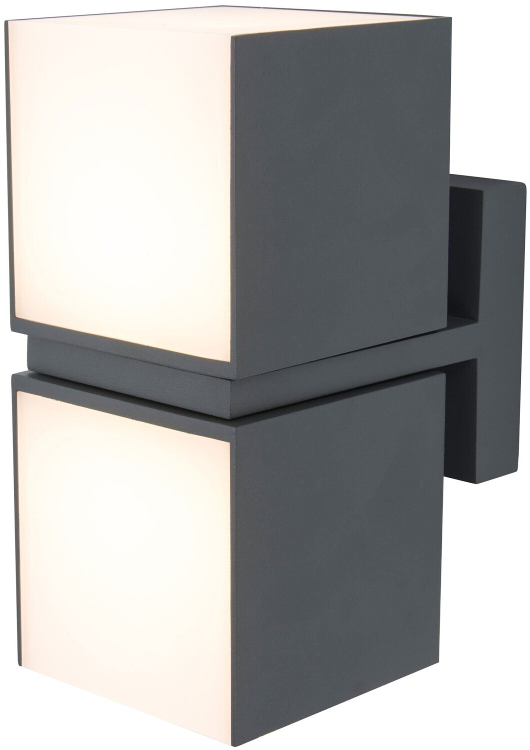 Lutec cuba double head clearance led rotatable wall light