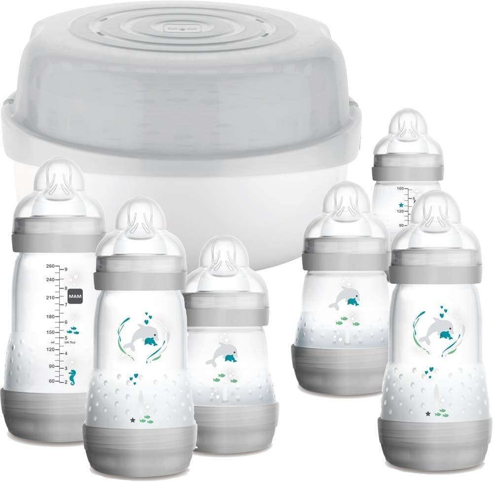 MAM Easy Start Bottle & Microwave Steriliser Set