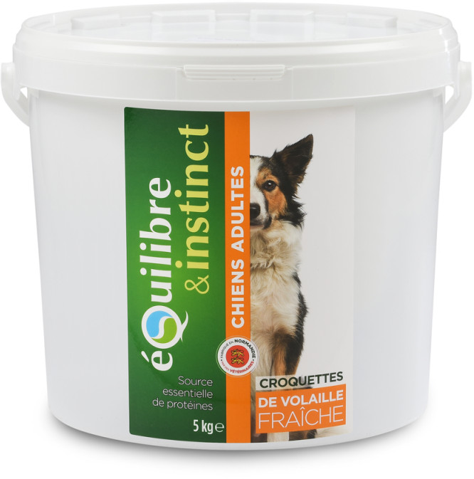 Equilibre & Instinct Croquettes chien adulte volaille fraîche (14 kg)