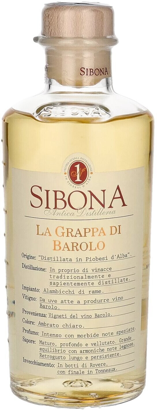 Sibona Grappa di Barolo 40%