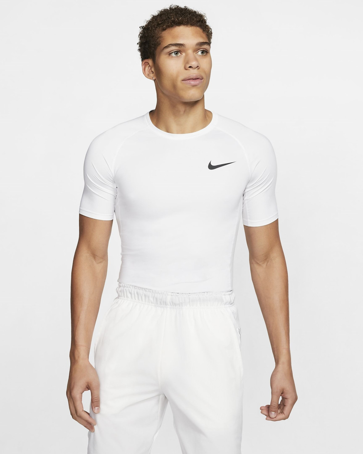 Nike Pro T-Shirt (BV5631) white/black ab 14,38 â¬ | Preisvergleich bei idealo.de