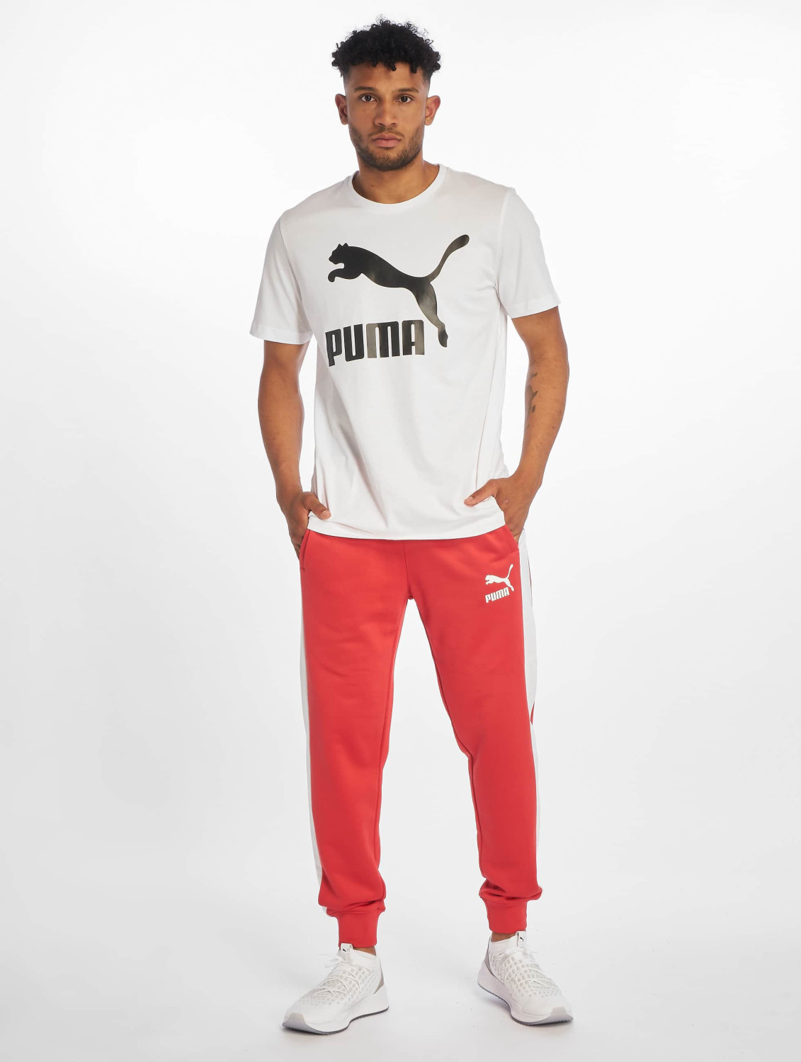 black and white puma tshirt