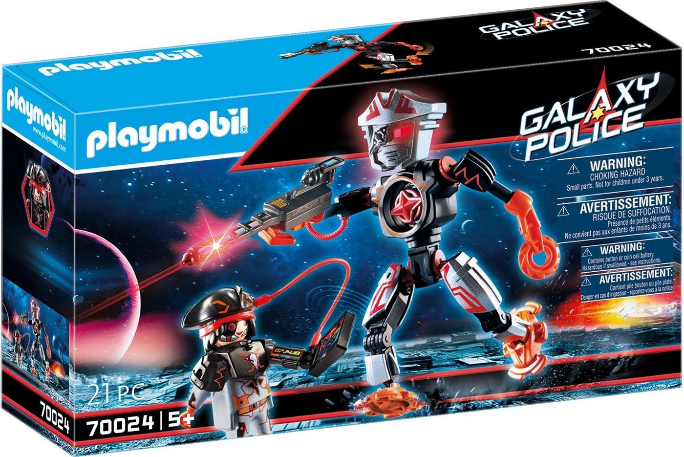Playmobil Robot et pirate de l'espace (70024) au meilleur prix sur