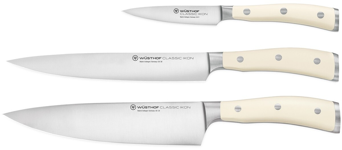 Wüsthof Classic Ikon Crème Knife Set 3 pcs (1120460301)