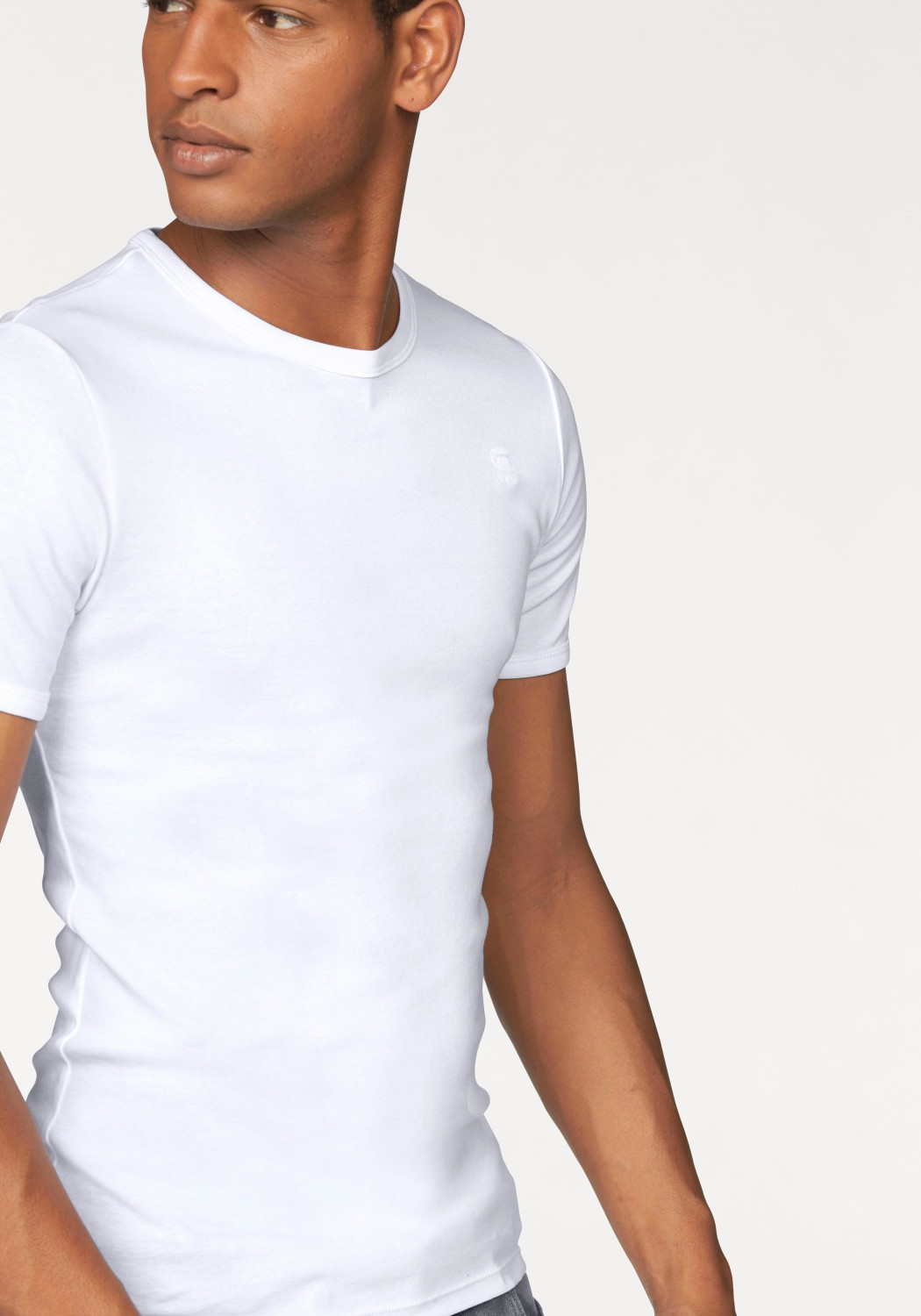 G Star Basic T Shirt 2 Pack D07205 white ab 24 99 Preisvergleich bei idealo
