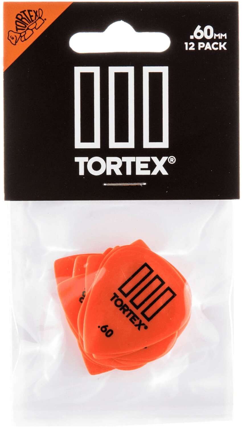 Dunlop 462P.60 Tortex III Player Pack (Pack of 12)