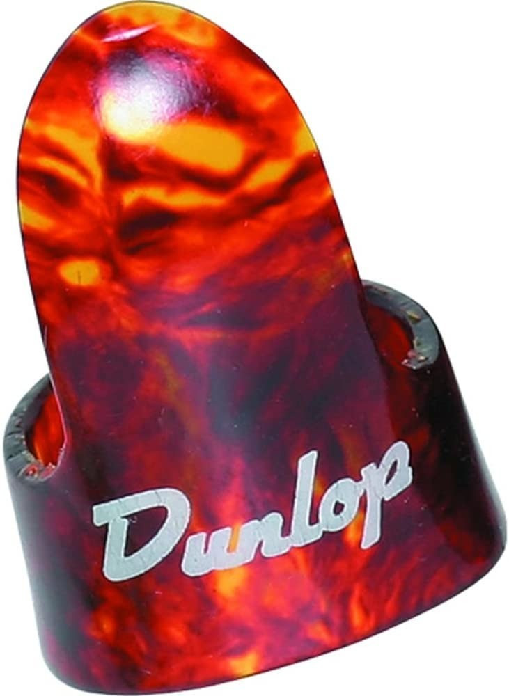 Jim Dunlop 9020R Shell Plastic Fingerpicks, Large, 12/Bag