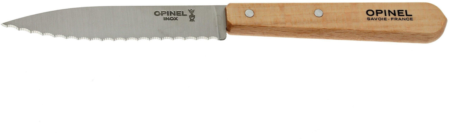 Opinel No 113 Serrated Knife Beech nature