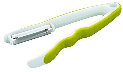 ibili Asparagus peeler Clasica, 18 cm, plastic, white / green, 18 x 12 x 3 cm
