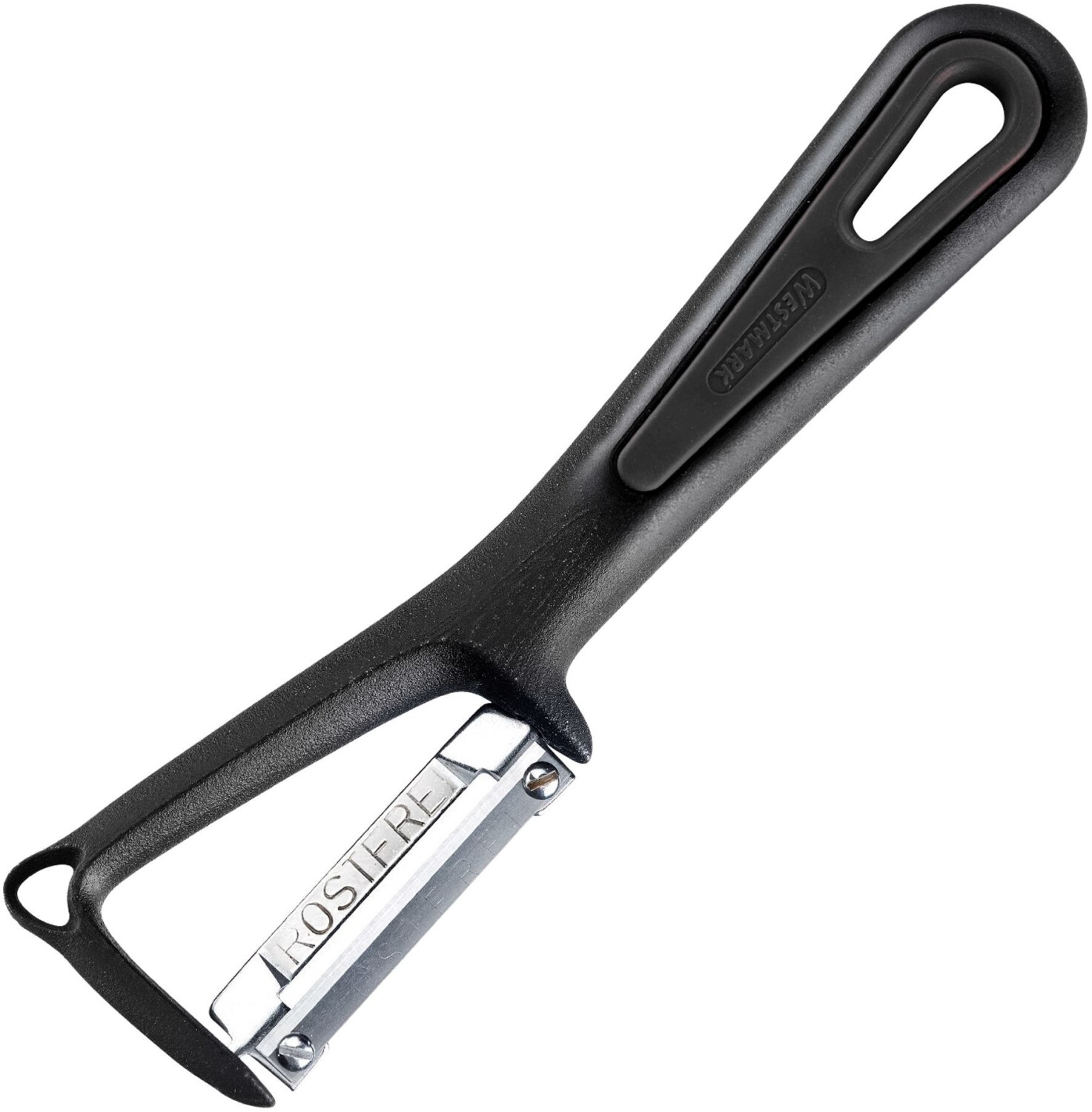 Westmark Gentle peeler, black / silver