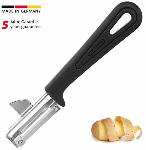 Westmark Vegetable peeler with cookie cutter, 16.5 x 3.7 cm, Gentle, plastic / stainless steel, black, 28042270
