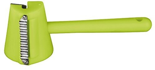 ibili Vegetable peeler in sharpener design 15.5 cm in green, stainless steel, 15.5 x 7 x 7 cm