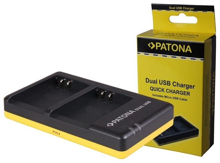 Patona Dual Quick-Charger f. Olympus PS-BLN1