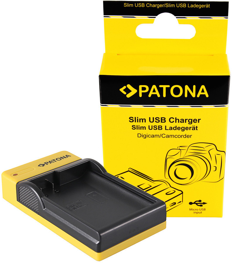 Patona Slim Micro-USB Charger f. Nikon EN-EL15