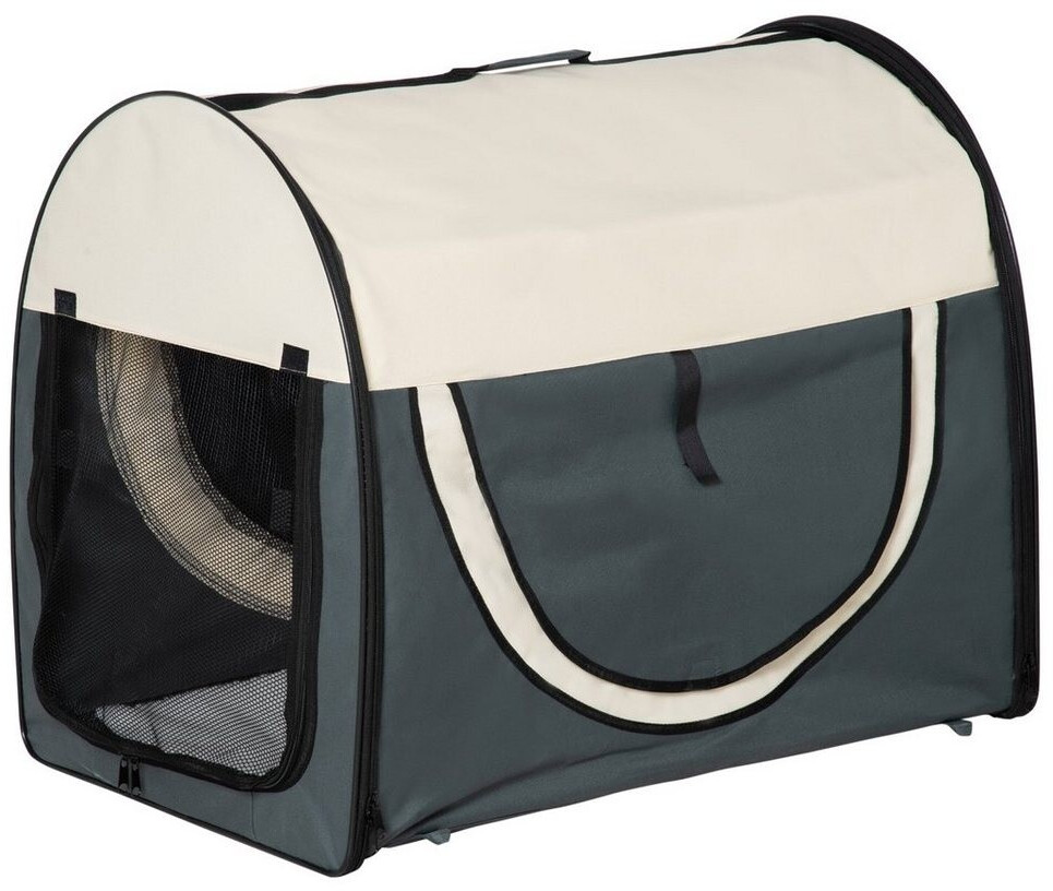 Pawhut Foldable Dog Transport Box XL Grey