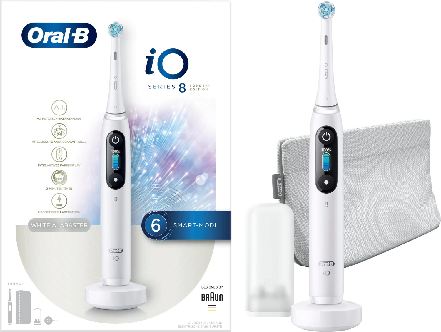 Oral-B iO Series 8 Special Edition White Alabaster
