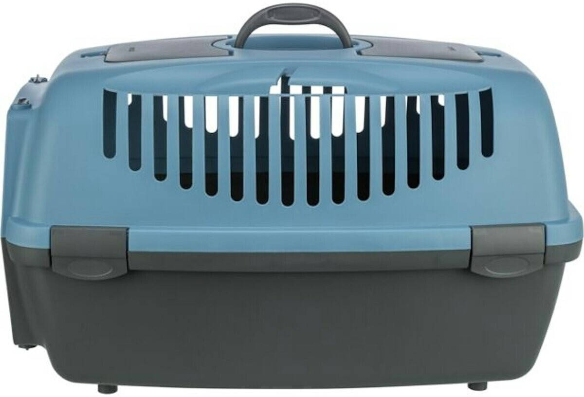 Trixie Caisse de transport pour chat Capri II gris foncé/bleu pastel Trixie Caisse de transport pour chat Capri II gris foncé/bleu pastel