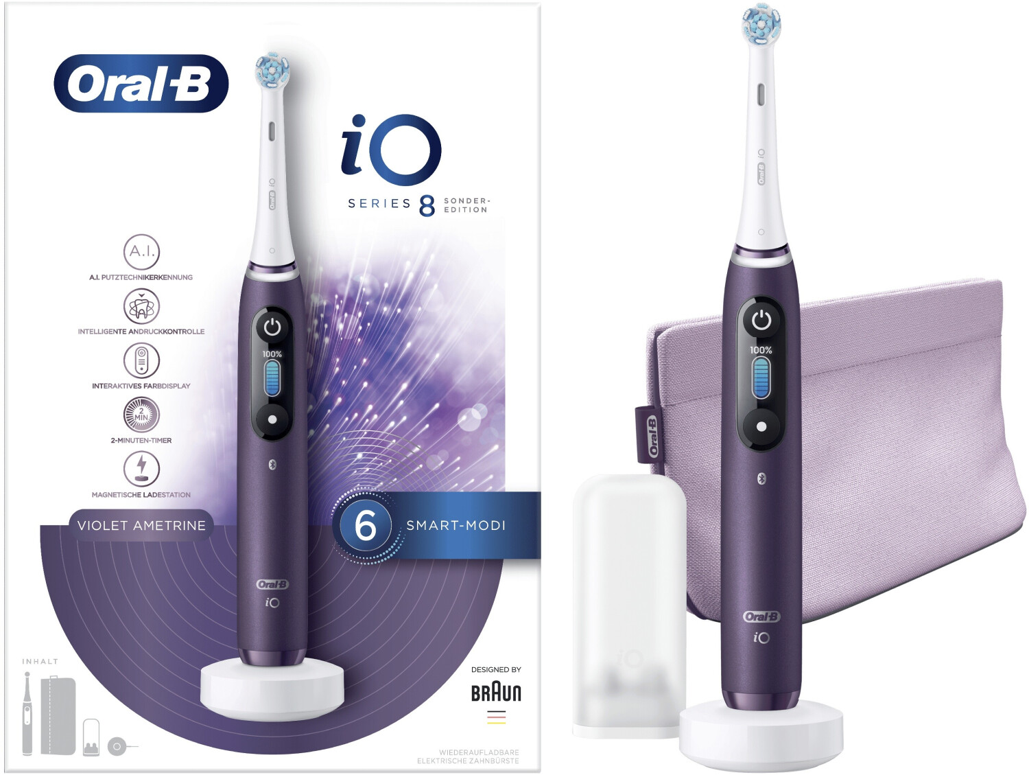 Oral-B iO Series 8 Sonder-Edition Violet Ametrine ab 189,00