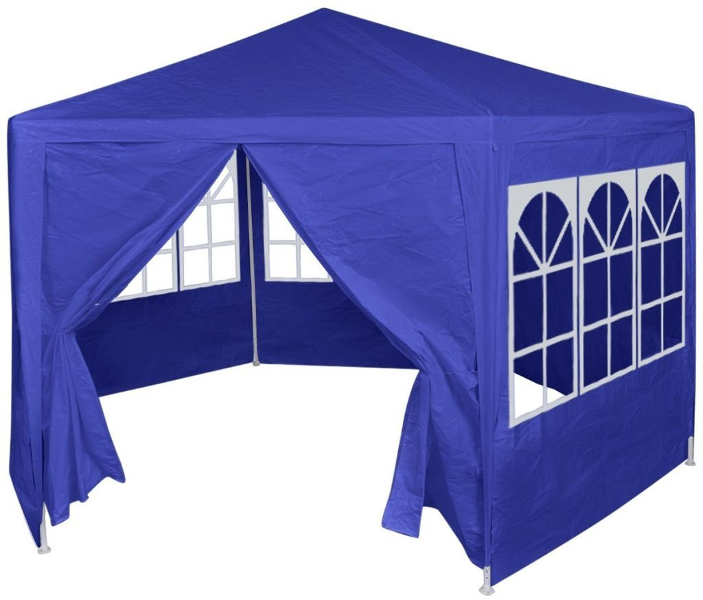 VidaXL Marquee with 6 side walls 2x2m blue