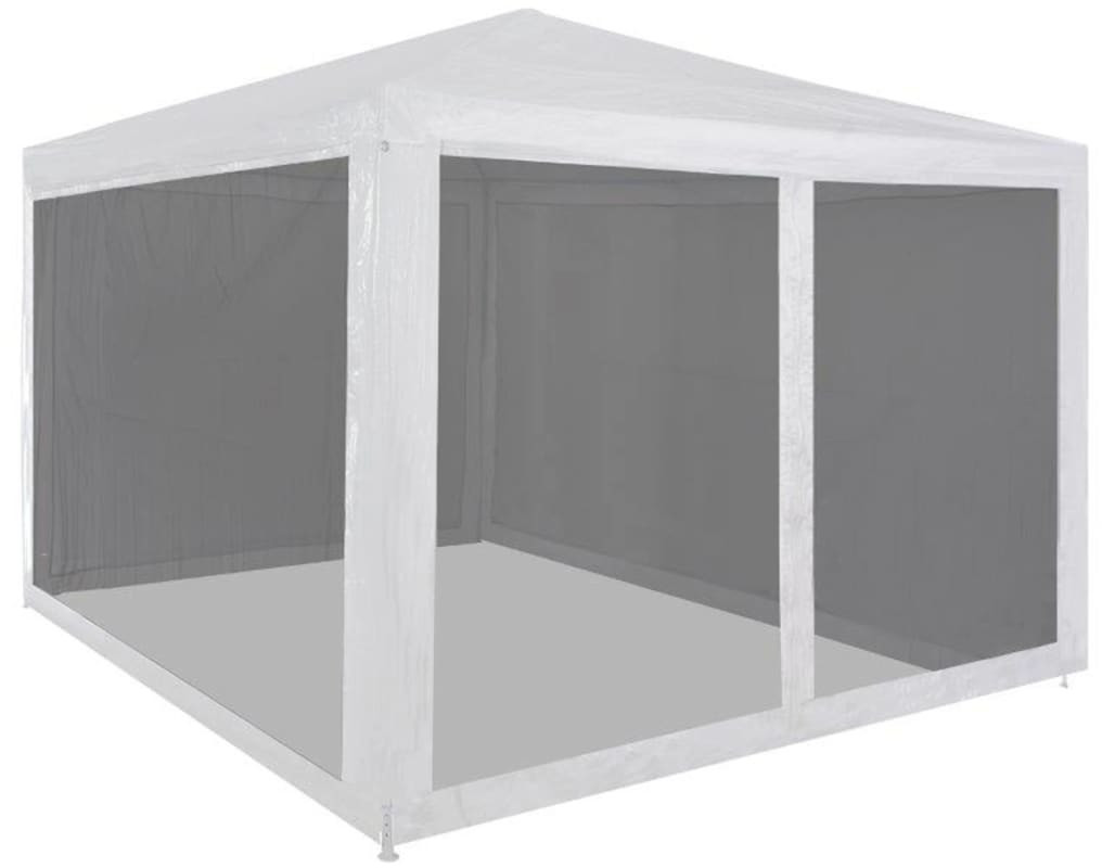 VidaXL Party tent with 4 mesh side walls 3x3m