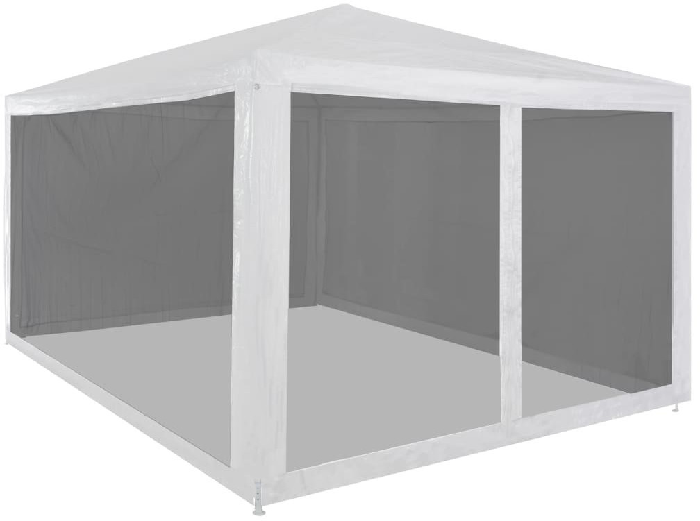 VidaXL Party tent with 4 mesh side walls 4x3m