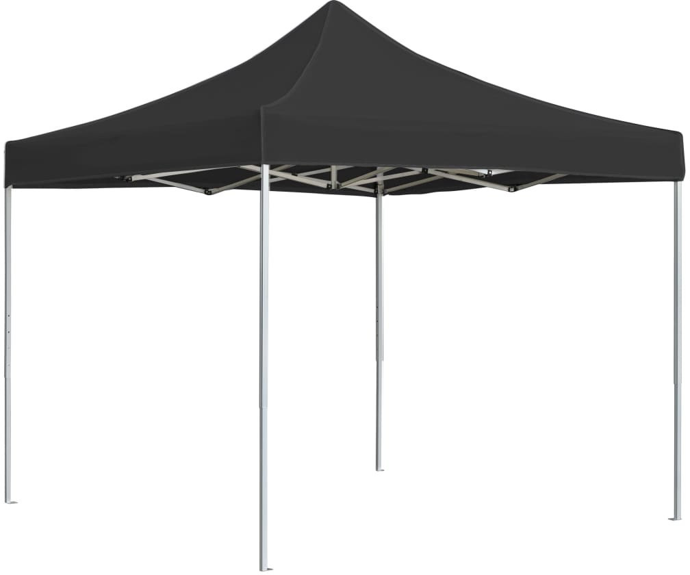 VidaXL Professional party tent foldable aluminum 2x2m anthracite