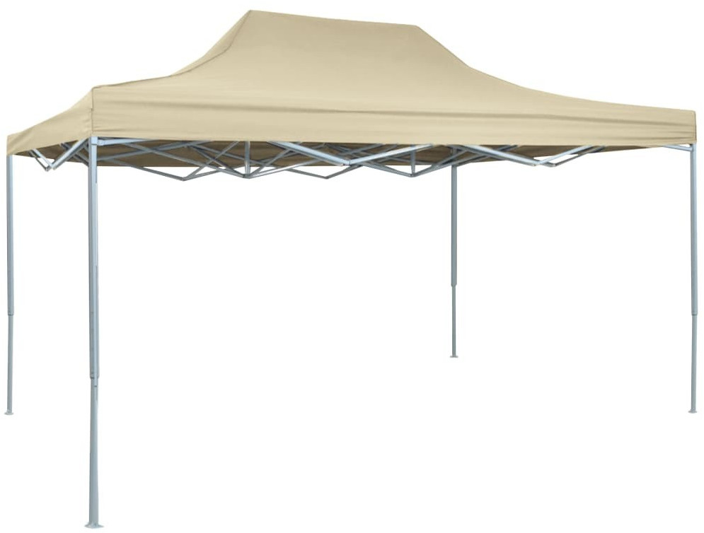VidaXL Professional party tent foldable steel 3x4m cream